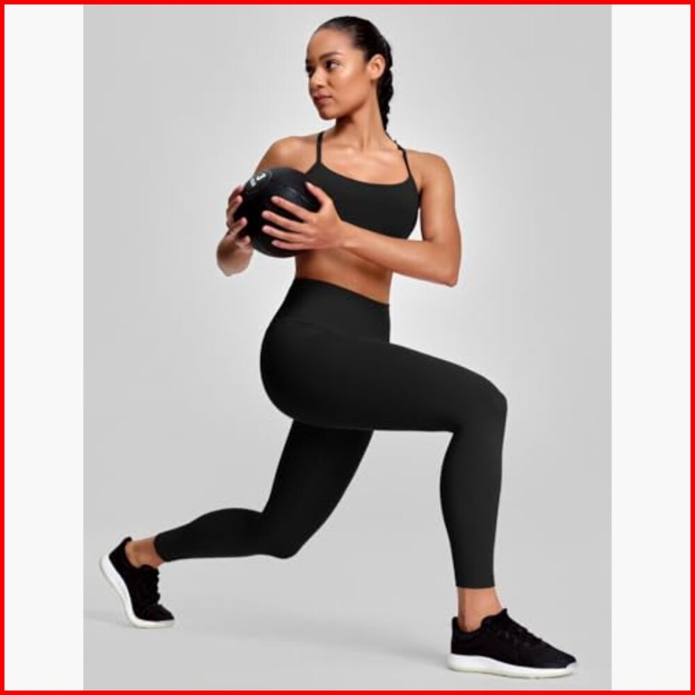 Medium Support Compression Workout Leggings 25" I… - image 4